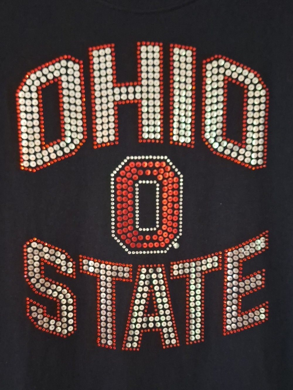 Ohio State Black Glitzy Tshirt - Picture 2 of 7